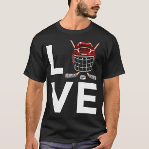 Funny Hockey Design For Kids Men Women Ice Hockey  T-Shirt