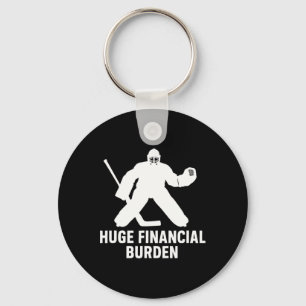 Funny Hockey Goalie Mom And Dad, Ice Hockey  Keychain