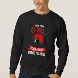 Funny Hockey Graphic For Women And Girls Hockey P Sweatshirt