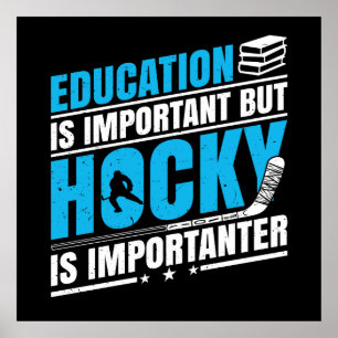 Funny Hockey is Importanter Poster