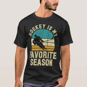 Funny Hockey Is My favourite Season Vintage Ice Ho T-Shirt