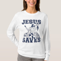 Funny Hockey - Jesus Saves - Goalie