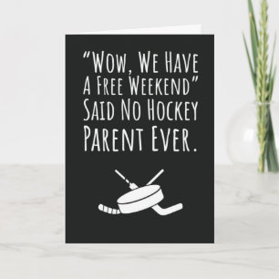 Funny Hockey Mom Cards Mama Dad Mommy Sports