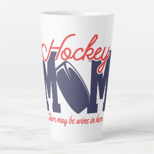 Funny Hockey Mom  Latte Mug