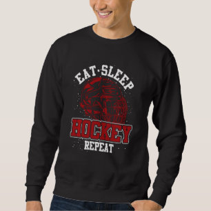 Funny Hockey Player Ice Hockey Goalie Hockey Sweatshirt