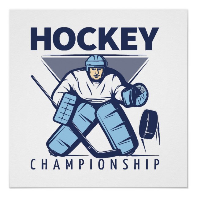 Funny hockey poster (Front)