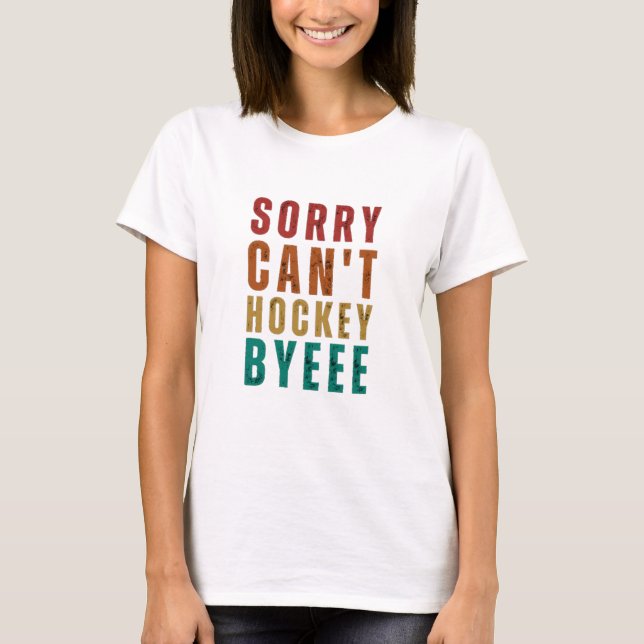 Funny Hockey T-Shirt (Front)