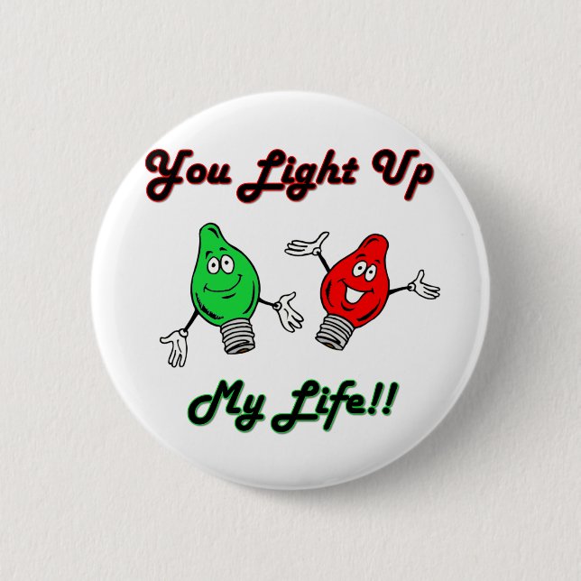 Funny Holiday 2 Inch Round Button (Front)