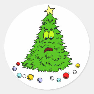Funny Holiday Christmas Season Greeting Stickers