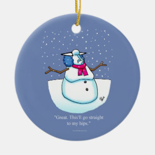 Funny Holiday Humour Ornament