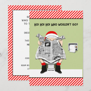 funny holiday party invitation