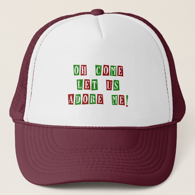 Funny Holiday tshirts and Gifts Trucker Hat (Front)