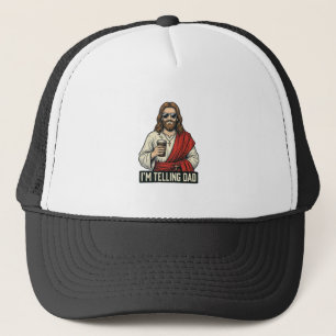 Funny Holy Father Coffee Vintage Engraving Shirt D Trucker Hat