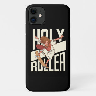 Funny Holy Roller Skateboarding Jesus iPhone 11 Case