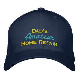 Funny Home Repair Embroidered Hat