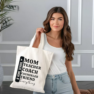 Funny Home School Mom Mother's Day gifts Tote Bag