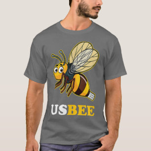 Funny Honey Bee USB Beekeeping Honeycomb Beehive B T-Shirt