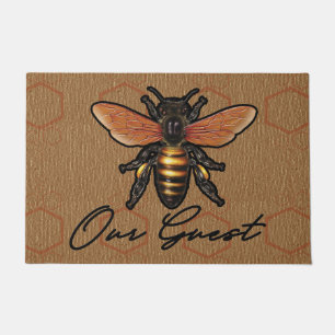 Funny Honey Doormat, Bee Doormat, Bee Outdoor Mat