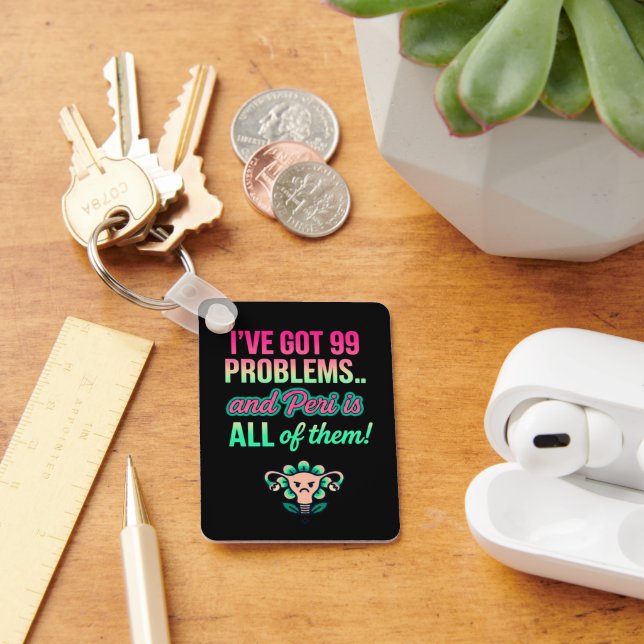 Funny Hormonal Uterus  Keychain (Desk)