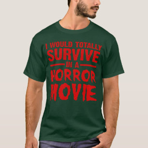 Funny Horror Movie Art For Men Women Halloween Sca T-Shirt