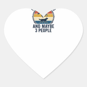 Funny Horse and Dog Lover Vintage Sunset Design_1 Heart Sticker