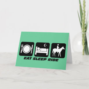 Funny horse card