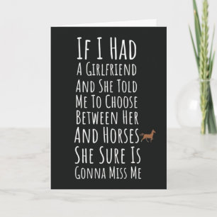 Funny Horse Cards For Men Cowboy For Him Teen Boys