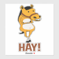 Funny Horse Dropped By to Say Hay