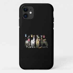 Funny Horse Easter Day Farm Animal Cute Bunny Hors iPhone 11 Case
