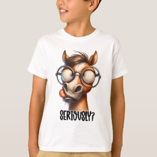 Funny Horse Face T-Shirt