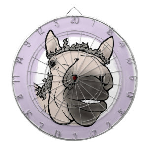 Funny Horse Lover Gift Whimsical Barn Banter Dartboard