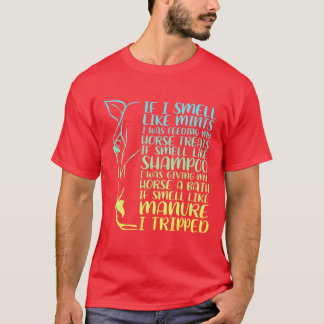 Funny Horse Lover Horseback Equestrian Dressage bo T-Shirt