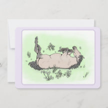 Funny Horse Lover Party Whimsical Floral Frolic