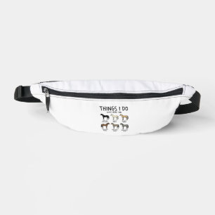Funny Horse Lover Things I Do Vintage Shirt Design Fanny Pack