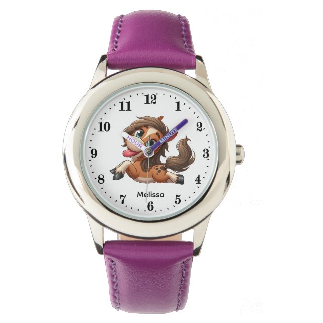 Funny horse lovers add name watch (Front)