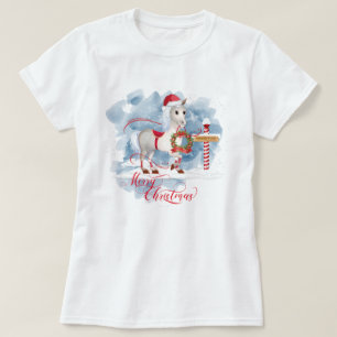 Funny Horse Lovers Christmas North Pole T-Shirt