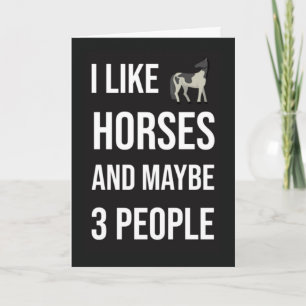 Funny Horse Owner Cards Equine Equestrian Jockey