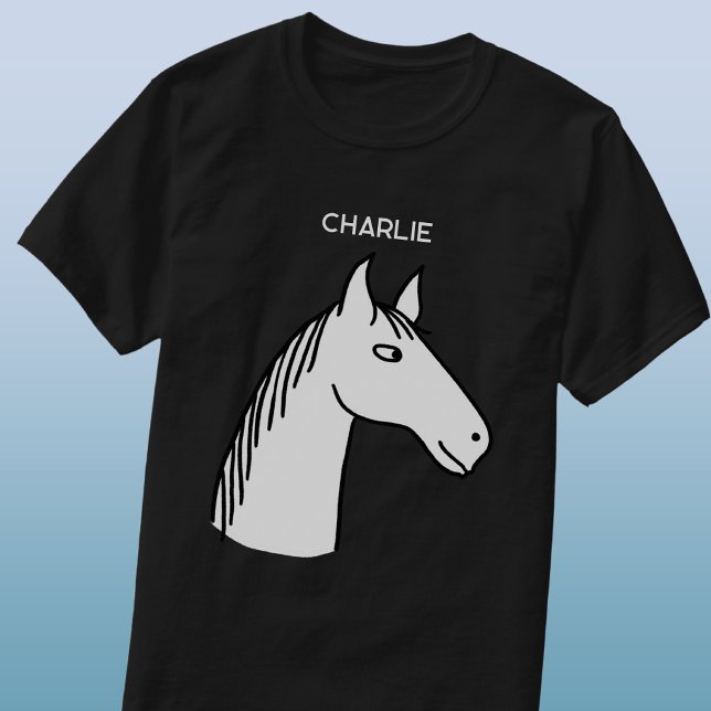 Funny Horse Personalized T-Shirt (Creator Uploaded)