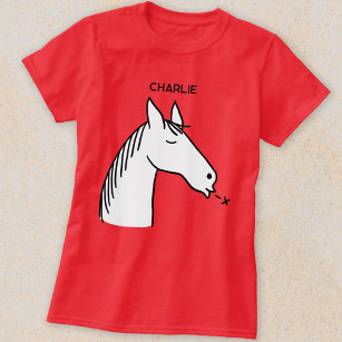 Funny Horse Personalized T-Shirt