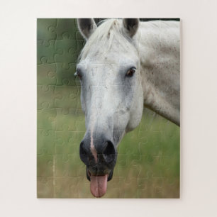 Funny Horse Pony Dont Forget the Laughter Large  Jigsaw Puzzle