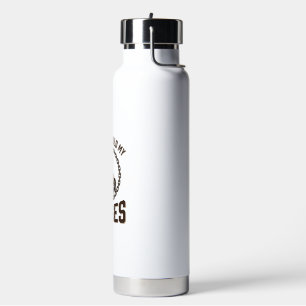 Funny Horse Quote Vintage Western Riding Design_1 Water Bottle