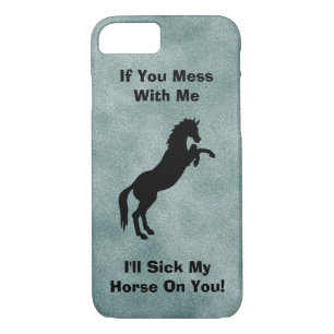 Funny Horse Sayings Case-Mate iPhone Case