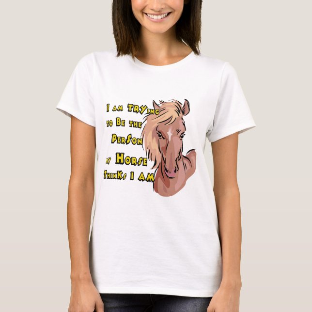 Funny Horse T-Shirt (Front)