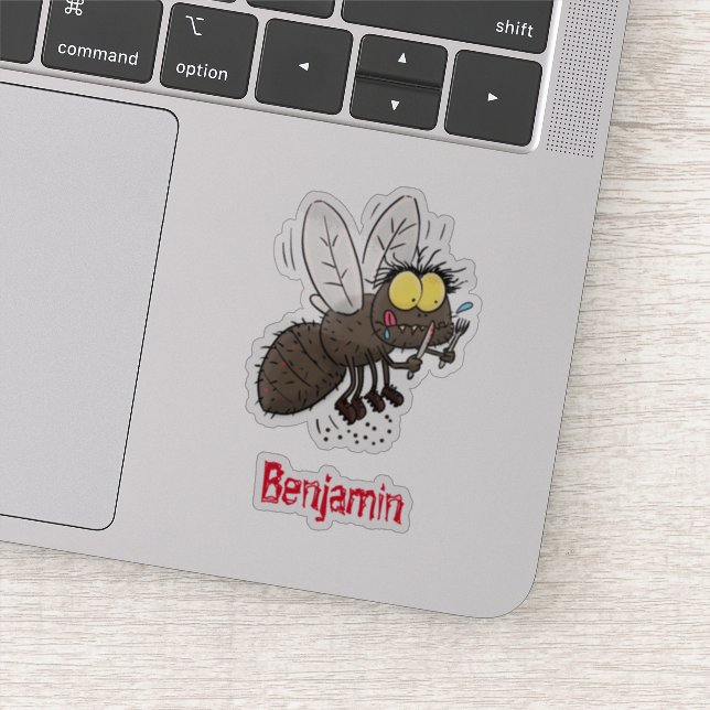 Funny horsefly insect cartoon (Detail)