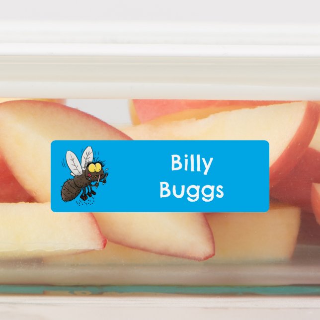 Funny horsefly insect cartoon personalized (Affixed)