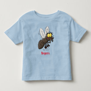 Funny horsefly insect cartoon toddler t-shirt