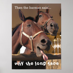 Funny Horses Poster