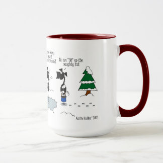 Funny Horses stealing Cartoon Mugs