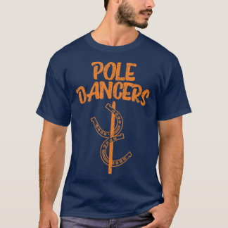 Funny Horseshoe Pitching Game Gift Cute Men T-Shirt