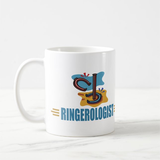 Funny Horseshoes Coffee Mug (Left)